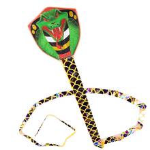 7 м красочная змея Форма змей на открытом воздухе забавные летающие игрушки сад ткань детская игрушка в подарок спортивные воздушные листовые змеи с аксессуары 2024 - купить недорого