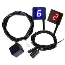 Motorcycle 6 Speed Digital Gear Indicator BLUE/RED Universal Strong Magnet Ultra Thin Motorcycle Display Shift Lever Sensor 2024 - buy cheap