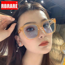 RBRARE Square Sunglasses Women 2021 New Oversized Women Sunglasses Women Luxury Brand Designer Square Sunglasses Gafas De Sol 2024 - buy cheap