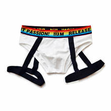 Male Underwear Ropa Interior Hombre Personanity Gay Sexy Underwear Men Cotton Briefs Underpants Cueca Masculina Slip Homme 2024 - buy cheap