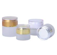 20G frosted glass  cream jar,cosmetic container,,cream jar,Cosmetic Jar,Cosmetic Packaging,glass bottle 2024 - buy cheap