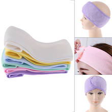 Turbante de moda para la cabeza, Spa, ducha, lavar la cara, bandas elásticas para el cabello, tejido cosmético para mujer, toalla, maquillaje, Tiara, diademas 2024 - compra barato