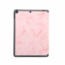 For New IPad 7th 10.2 inch 2019 Case Fundas Marble PU Leather Tablet Protect Shell With Pencil Slot Holder Smart Stand Cover+pen 2024 - buy cheap