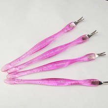 5Pcs Cosmetic Nail Art Tool Dead Skin Fork Trimmer Peeling Knife Cuticle Remover Salon Cuticle Pusher Pink Color 2024 - купить недорого