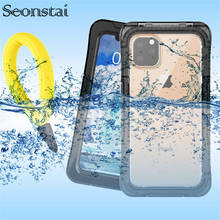 Водонепроницаемый чехол для телефона iPhone 11 Pro Max XR XS MAX, ударопрочный чехол для плавания и дайвинга для iPhone 6 6s 7 8 Plus, подводный чехол 2024 - купить недорого