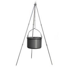 Outdoor Campfire Tripod Camping BBQ Maker Portable Hanging Pot Picnic Barbecue Bracket Aluminum Alloy  Adjustable Height 2024 - buy cheap