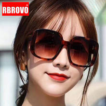 RBROVO-Gafas De Sol cuadradas De gran tamaño para Mujer y hombre, lentes cuadradas De alta calidad, con espejo, 2021 2024 - compra barato