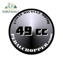 EARLFAMILY 13 см x 12,9 см для круглое серебристое 49cc автомобильные мультипликационные наклейки на фургон багажник мотоцикла бампер лобовое стекло Виниловая пленка для оклеивания автомобилей, Обёрточная бумага 2024 - купить недорого