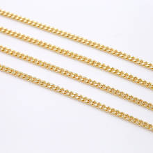 10 Meters Stylish 14K Gold Multi-specification Korean Fashion Charms Chain DIY Hand-made Sweater Bracelet Necklace Best Material 2024 - buy cheap