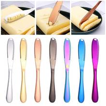 Butter Knife Stainless Steel Cheese Butter Cutter With Hole Multifunction Wipe Cream Bread Knife Cheese Board Kitchen Gadgets 2024 - buy cheap