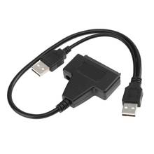 SATA кабель USB 2,0 для Sata адаптер для 2,5/3,5 дюймов SSD жесткий диск конвертер кабель для ПК настольный ноутбук портативный адаптер 2024 - купить недорого