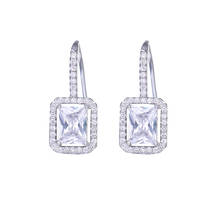 Bettyue Fashion Geometry Two Color Choice Earring For Female Delicate Zirconia Dress-Up Banquet Charming Jewelry 2024 - buy cheap