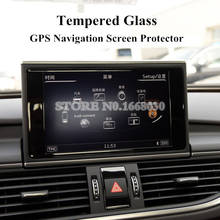 For Audi A6 S6 A7 S7 Tempered Glass GPS Navigation Screen Protector Car accesories interior Car decoration 2024 - buy cheap