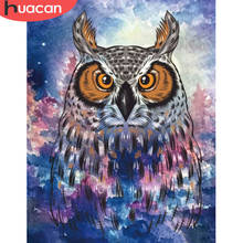 HUACAN 5d Diamond Painting Owl Mosaic Needlework DIY Diamond Embroidery Cross Stitch Animal Home Decor Craft Kit 2024 - buy cheap