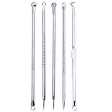 Stainless Steel Blackhead Remover Tool Kit Professional Blackhead Acne Comedone Pimple Blemish Extractor  Tool 2024 - buy cheap