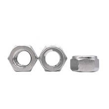 10pcs M3 M4 M5 M6 M8 M10 all metal hexagon self-locking anti-loose nuts outer hex stainless steel lock nut GB6184 2024 - buy cheap