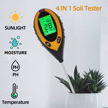 4 em 1 lcd solo ph tester ph luz umidade acidez tester solo medidor de umidade planta solo tester kit para flores dropship 2024 - compre barato