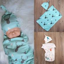 Bebê recém-nascido cobertor do bebê impresso swaddle wrap swaddling sleepy saco cobertor algodão toalha de banho 2024 - compre barato