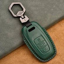 Leather Car Remote Smart Key Cover Shell Fob Case for Audi A1 A3 A4 A5 A6 A7 A8 Quattro Q3 Q5 Q7 2009-2011 2012 2013 2014 2015 2024 - buy cheap