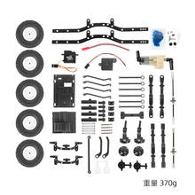 Kit de chasis de carrocería de coche RC de repuesto, piezas de repuesto de montaje de actualización DIY para WPL C14 C24 1/16 RC, piezas de herramientas de reparación de camiones y coches 2024 - compra barato