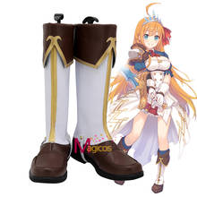 ¡Princesa Anime Connect! Re: bucear Pecorine Eustiana von Astraea, botas de Cosplay personalizadas, zapatos 2024 - compra barato