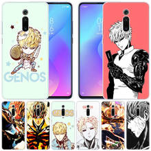 luxury Silicone Case Anime One Punch Man Genos for Xiaomi Pocophone F1 Mi 9T Pro CC9 CC9E 9 9SE 8 A3 A2 Lite A1 5X 6X Mix3 Play 2024 - buy cheap