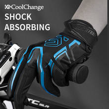 CoolChange-guantes de ciclismo para hombre y mujer, manoplas de dedo completo con almohadilla SBR para pantalla táctil, cálidas, para deportes de montaña 2024 - compra barato