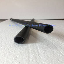 Tubo de fibra de carbono 100% de 19MM X 17MM X 500MM, fuselaje posterior, tubo de cola, acabado de tejido brillante 3k 19*17 2024 - compra barato