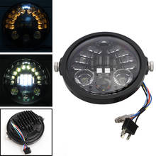 5-3/4" Round Headlamp for Harley Dyna Sportster 1200 883 Parts Turn Signal Light motor 5.75 Inch Projector LED Moto Headlight 2024 - buy cheap