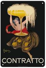 Contratto - Italian Sparkling Wine Champagne - Belle Époque Art  Metal Tin Sign 2024 - buy cheap