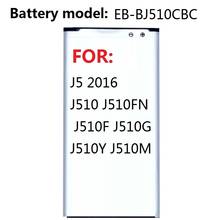 Batería de repuesto para Samsung Galaxy J5 edición 2016, J510, J510FN, J510F, J510G, J510Y, J510M, 3100mAh, EB-BJ510CBC 2024 - compra barato