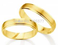 anel ouro 100% pure titanium Jewelry 2014 new design gold plating his and hers  engagement wedding ring pair 2024 - buy cheap