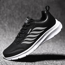 Zapatillas de deporte de microfibra para hombre, calzado de moda, Tenis transpirables para caminar, zapatos planos informales con cordones, talla grande 48 2024 - compra barato