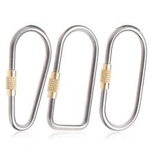 Camping Link Titanium Alloy Carabiner Keychain Hanging Lock Buckle Hook Key Ring 2024 - buy cheap
