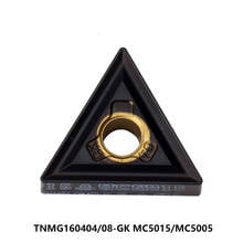 Original 10 Uds torno de TNMG 160404 160408 TNMG160404-GK TNMG160408-GK MC5005 MC5015 insertos de carburo herramientas de torneado CNC 2024 - compra barato