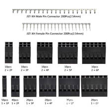 Kit de conector Dupont de 1450mm, 620 Uds./2,54 Uds., PCB Dupont, cables de puente, cabezales macho y hembra, Conector de Terminal de carcasa 2024 - compra barato