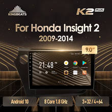 KingBeats-Radio Multimedia con GPS para coche, Radio con reproductor de vídeo, Android, octa-core, unidad principal HU 4G, para Honda Insight 2, LHD, RHD, 2009-2014, sin dvd, 2 din, doble Din, ESTÉREO 2024 - compra barato