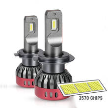 Bombillas LED para faros delanteros de coche, lámparas antiniebla, 30000LM, 9005 K, 80W, 12V, 24V, CSP, 9006 Chips, H1, H4, H8, H11, 6000, HB3, 3570, HB4, H7 2024 - compra barato