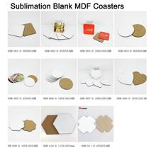 15pcs/lot DIY sublimation blank MDF Wooden coaster kitchen accessories mat cup bar mug drink pads Captain America Coaster 2024 - buy cheap