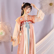 Roupas femininas hanfu tema hanfu tradicional chinês tendência traje tang roupa dança princesa traje de apresentação palco 2024 - compre barato