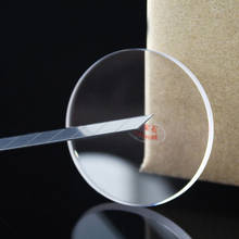 Vidro plano de cristal de safira com espessura de 3.0mm-29.5mm, peça para reparo de relógio 2024 - compre barato