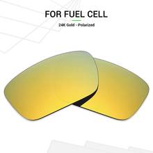Mryok Anti-Scratch POLARIZED Replacement Lenses for Oakley Fuel Cell OO9096 Sunglasses 24K Gold 2024 - buy cheap