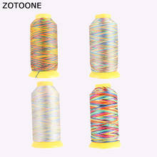 Zotoone-linha de costura jeans barata de poliéster, acessório colorido para bordado e costura 2024 - compre barato