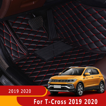 Car Floor Mats For T-Cross tcross 2019 2020 Carpets Auto Interiors Accessories Foot Rug Waterproof Automobiles For Volkswagen vw 2024 - buy cheap