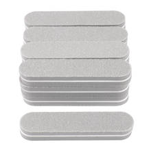 Juego de Limas grises para manicura, juego de 10 unids/set de esponjas para limar y pulir Limas, 100/180 2024 - compra barato