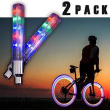 2Pcs LED Tyre Tire Wheel Valve Rim Lamp Flashing Safety Lights for Car Bicycle Exterior Accessories 2024 - buy cheap