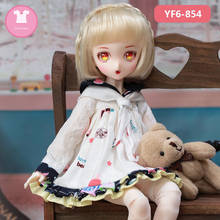 Ropa BJD 1/6 Yosd SQ31 Chibi Moe Tsubaki SD Girl Body vestido de muñeca hermosa, accesorios ksg-l SQ Lab 2024 - compra barato