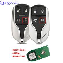 jingyuqin Smart Remote Key Fob 4 Button 433MHz ID46 Chip For Maserati Quattroporte Ghibli 2012-2015 - FCC: M3N-7393490   ..... 2024 - buy cheap