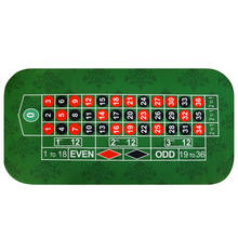 180*90 см резиновая Скатерти квадратный замши зеленого цвета для фотографирования с изображениями на игральные карты черный Jack покерный стол коврик для игр в покер, окаймленная тканью, с сумкой 2024 - купить недорого