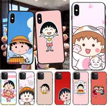 USAKPGRT Catoon Chibi Maruko Chan Phone Case for iphone 12 pro max 11 pro XS MAX 8 7 6 6S Plus X 5S SE 2020 XR case 2024 - buy cheap